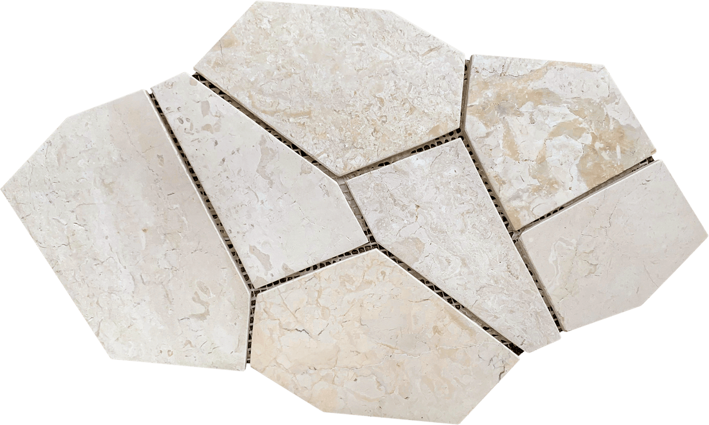 Bati Orient Opus 11.4" x 17.7" Marble Mosaic