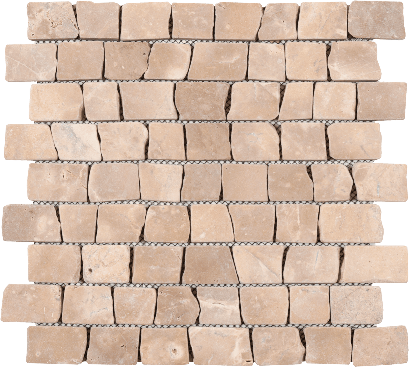 Bati Orient Marble Cubic Brick 11.6" x 12" Marble Mosaic