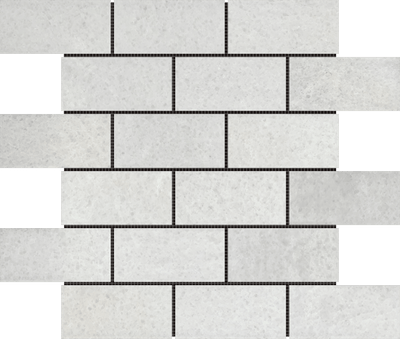 Bati Orient Marble Brick 2 x 4 11.8" x 11.8" Marble Mosaic