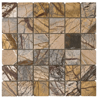 Bati Orient Marble 2 x 2 12" x 12" Marble Mosaic