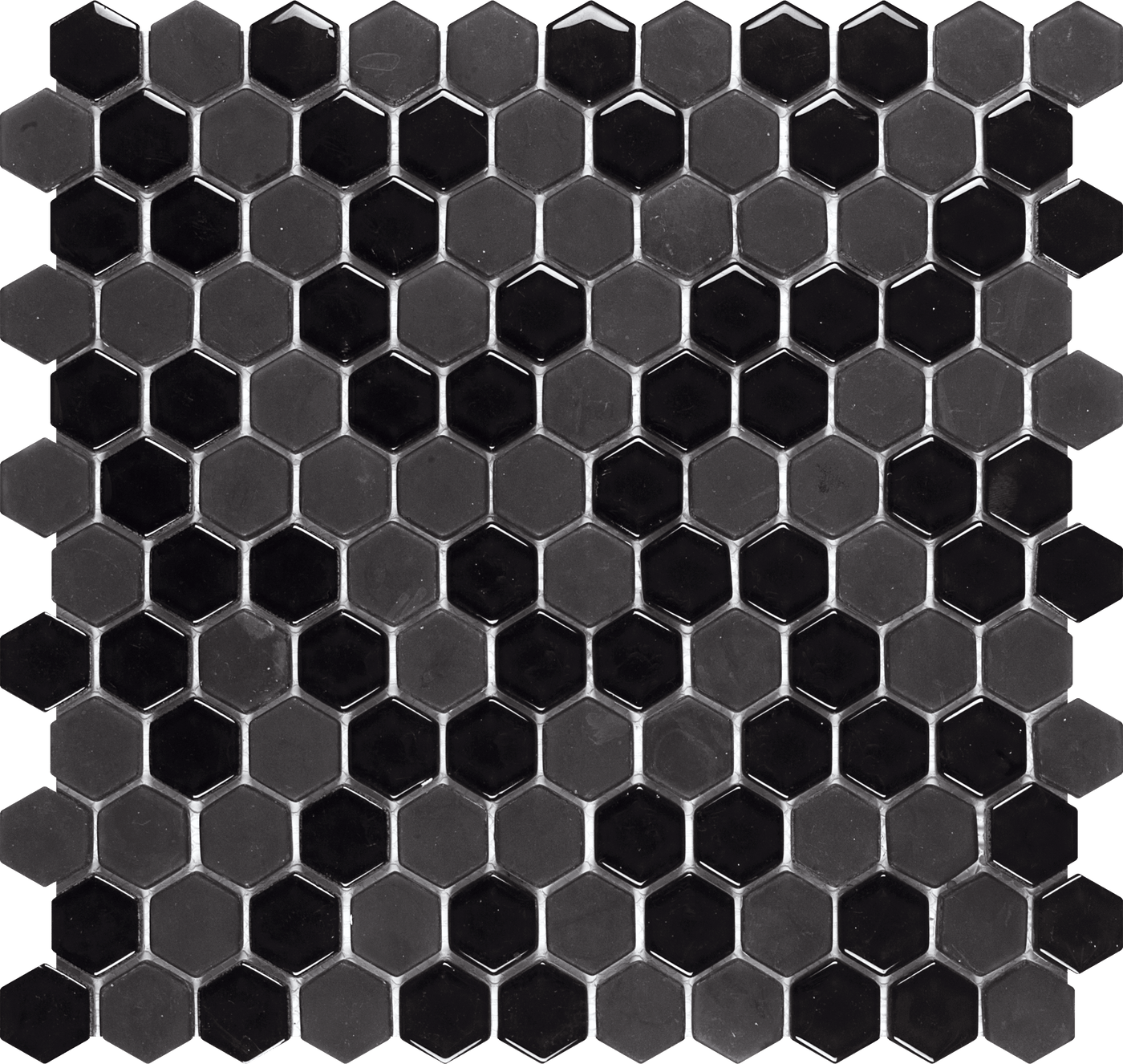 Bati Orient Hexagon 11.6" x 11.6" Glass & Marble Mosaic