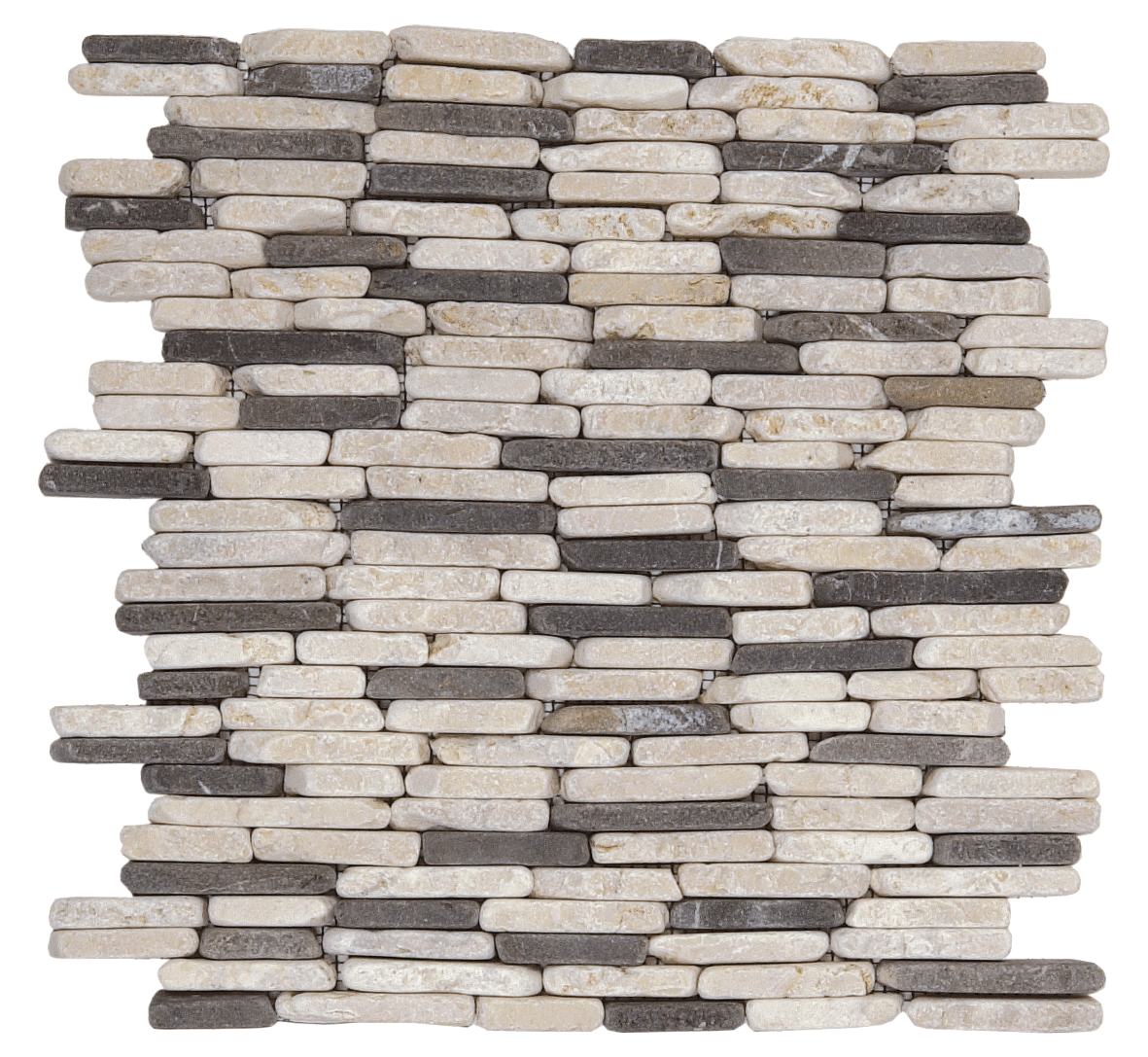 Bati Orient Marble Stacked Brick 11.6" x 11.6" Marble Mosaic