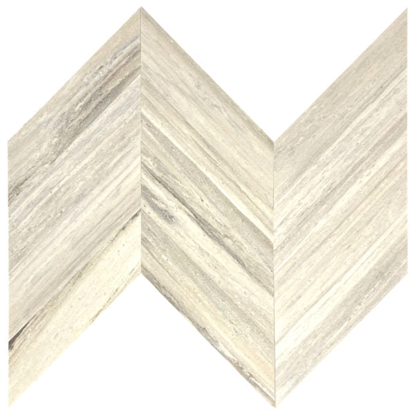 Patara Stone Marble Chevron 4" x 16" Marble Tile