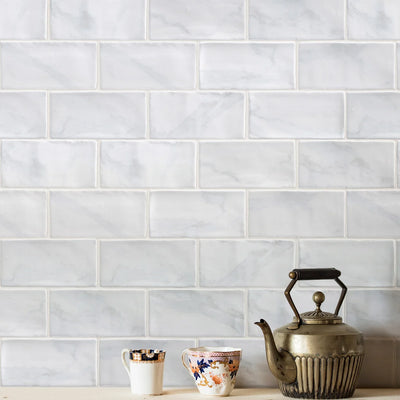 Lungarno Massa Marble 3" x 6" Ceramic Tile