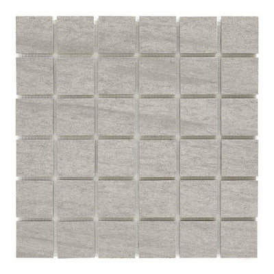 Milestone Basaltine 2 x 2 12" x 12" Porcelain Mosaic