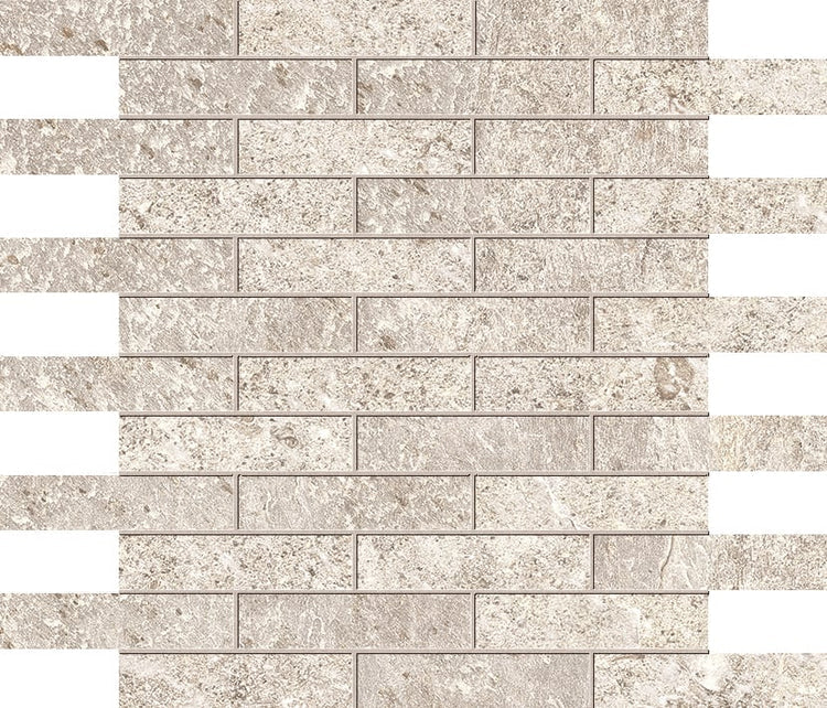 Milestone Farmhouse Living Brick 12" x 12" Porcelain Mosaic