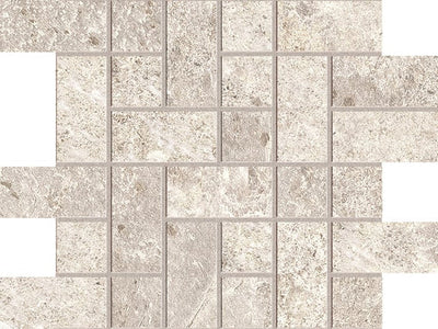 Milestone Farmhouse Living Tetris 8.7" x 12" Porcelain Mosaic