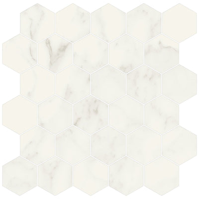 Milestone Jem 2" Hexagon 12" x 12" Porcelain Mosaic