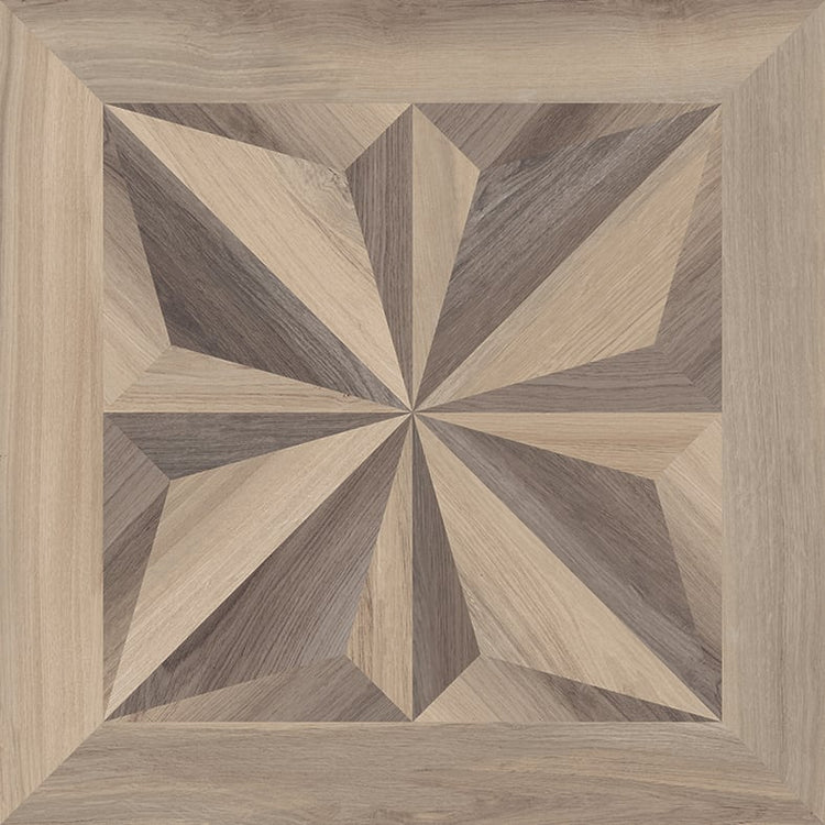 Milestone Mood Wood Deco 24" x 24" Porcelain Tile