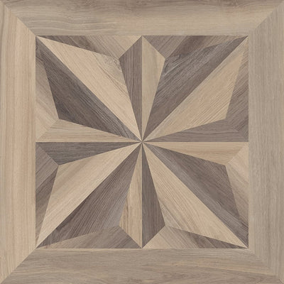 Milestone Mood Wood Deco 24" x 24" Porcelain Tile