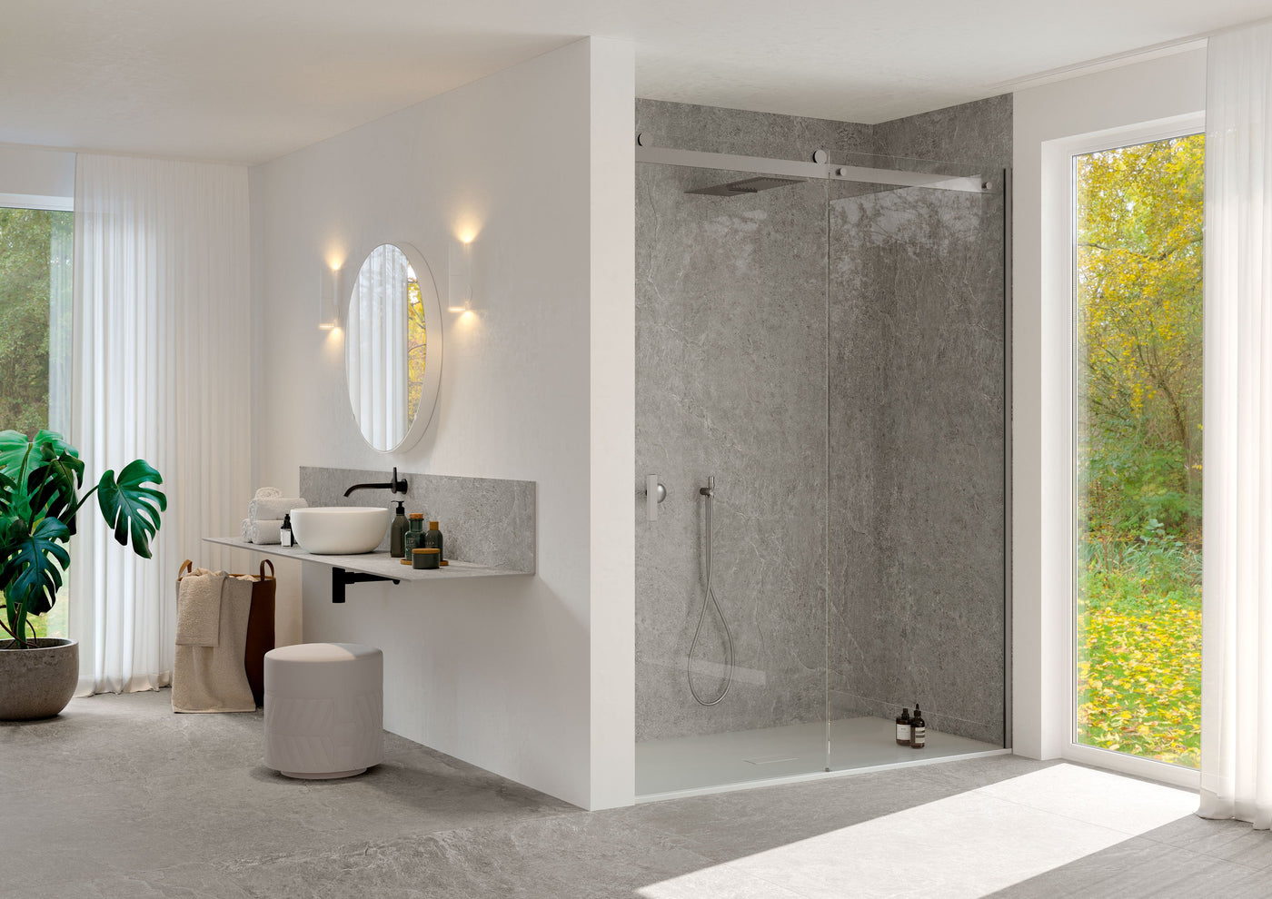 Milestone Farmhouse Living 32" x 96" Porcelain Tile