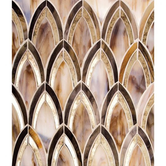 Hirsch Signature 13.75" x 17" Glass Mosaic