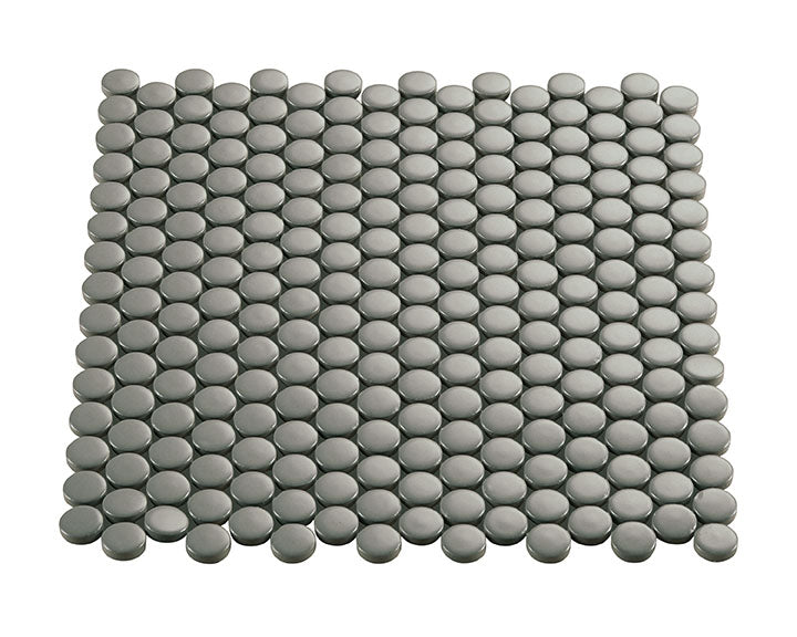 Crossville Multiplier 0.75" Penny Round 11.5" x 12.76" Porcelain Mosaic