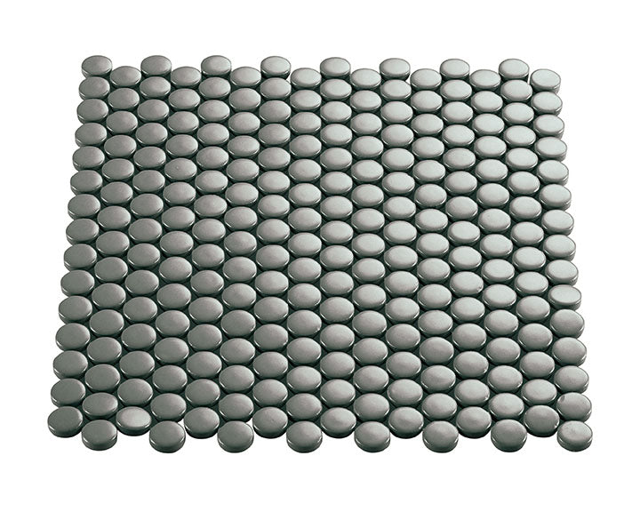 Crossville Multiplier 0.75" Penny Round 11.5" x 12.76" Porcelain Mosaic