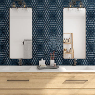 Marazzi Artezen 1.5" Hexagon 10" x 12" Ceramic Mosaic