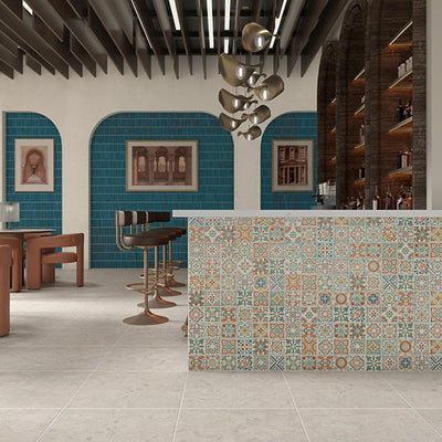 Marazzi Cotto Revival 1 x 6 Stacked 12" x 12" Ceramic Mosaic