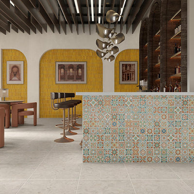 Marazzi Cotto Revival 1 x 6 Stacked 12" x 12" Ceramic Mosaic