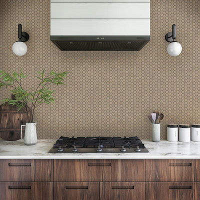 Marazzi Moroccan Concrete 1.5" Hexagon 10" x 12" Ceramic Mosaic