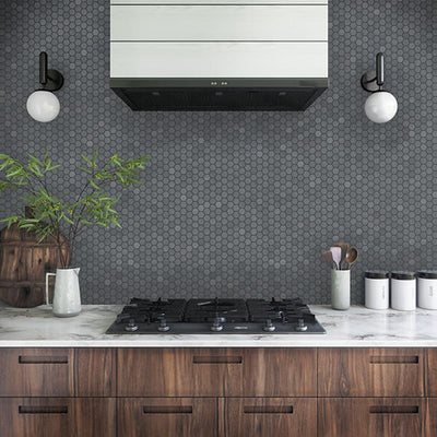 Marazzi Moroccan Concrete 1.5" Hexagon 10" x 12" Ceramic Mosaic