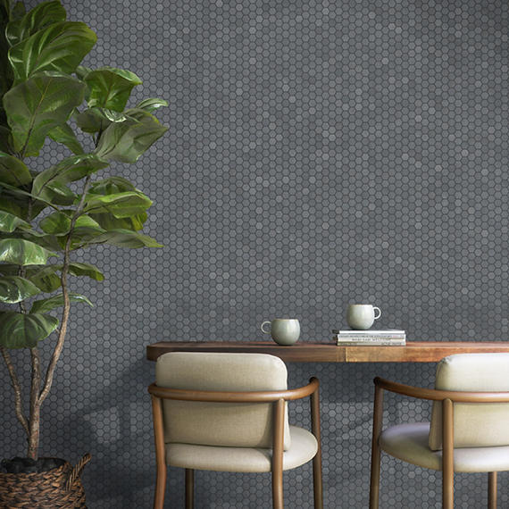 Marazzi Moroccan Concrete 1.5" Hexagon 10" x 12" Ceramic Mosaic