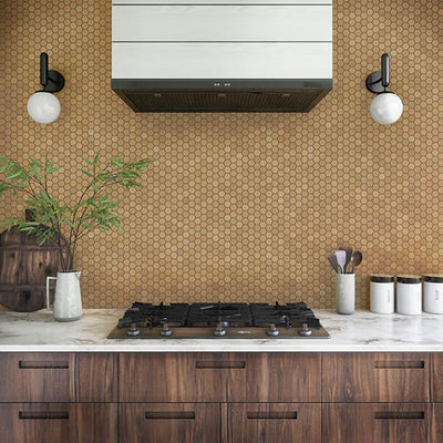 Marazzi Moroccan Concrete 1.5" Hexagon 10" x 12" Ceramic Mosaic