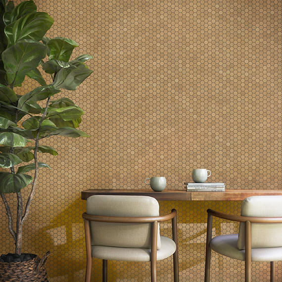 Marazzi Moroccan Concrete 1.5" Hexagon 10" x 12" Ceramic Mosaic