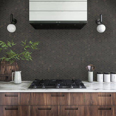 Marazzi Moroccan Concrete 1.5" Hexagon 10" x 12" Ceramic Mosaic