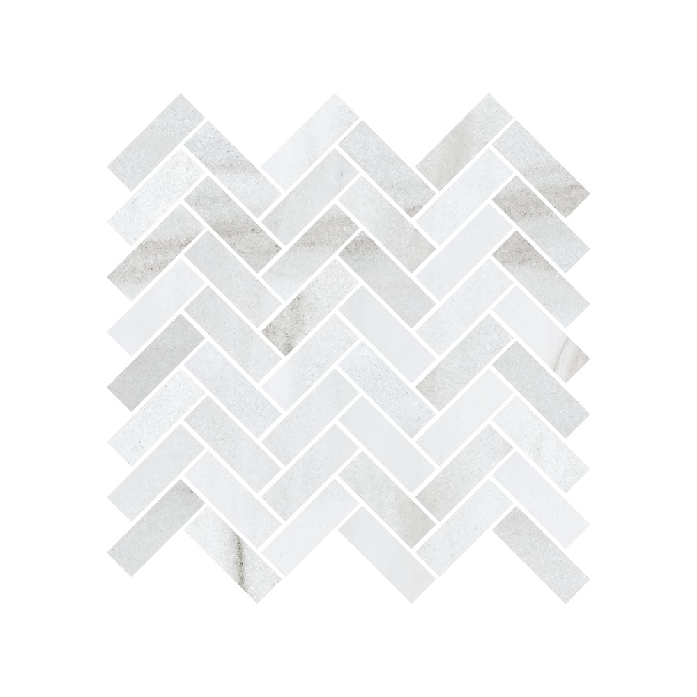 CommodiTile Classics II Herringbone 10.83" x 12.4" Porcelain Mosaic