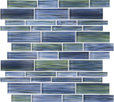 QDI Surfaces Altona 12" x 12" Glass Mosaic