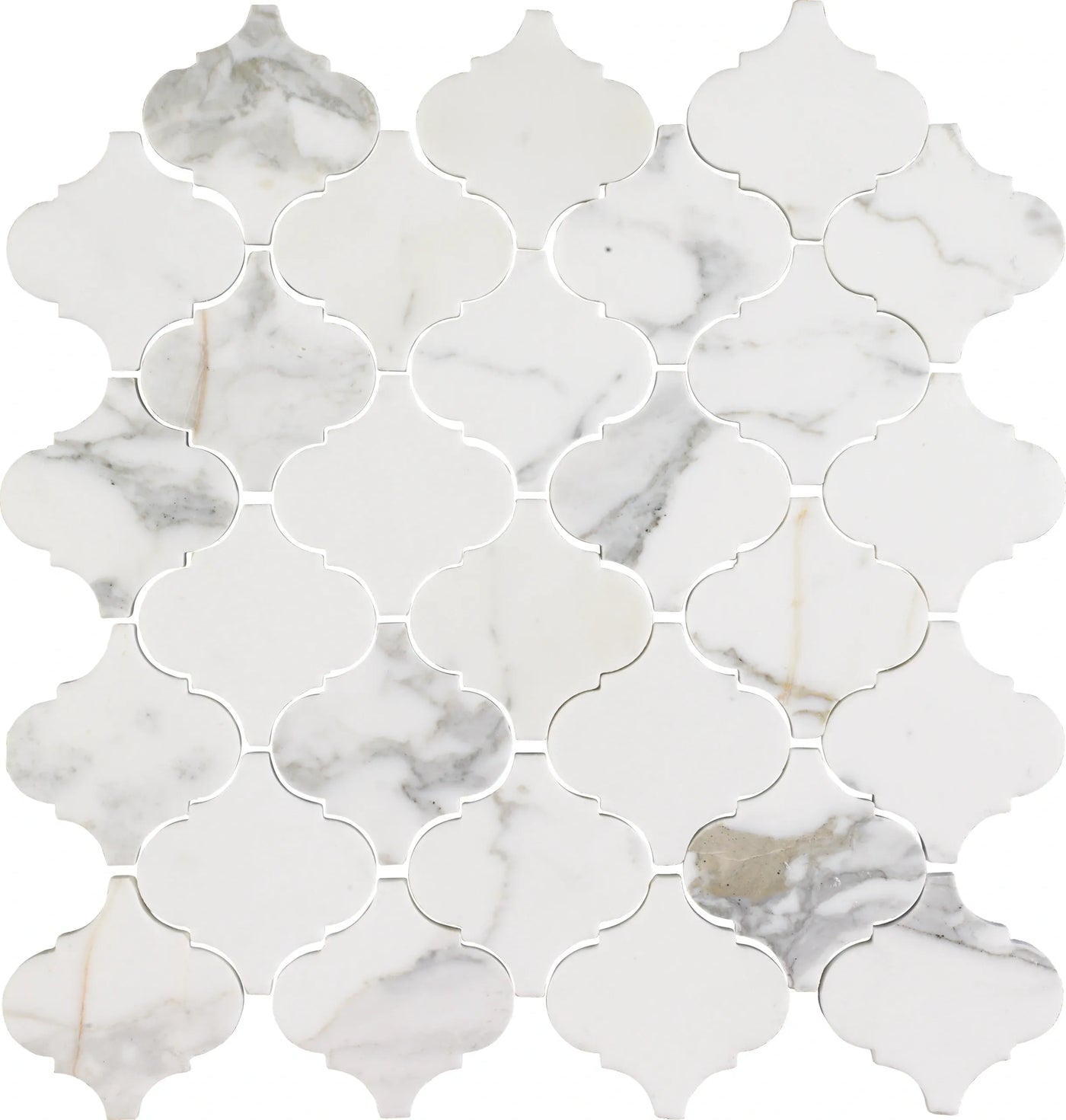 Aspire Stone Marble Lantern 12" x 12" Marble Mosaic