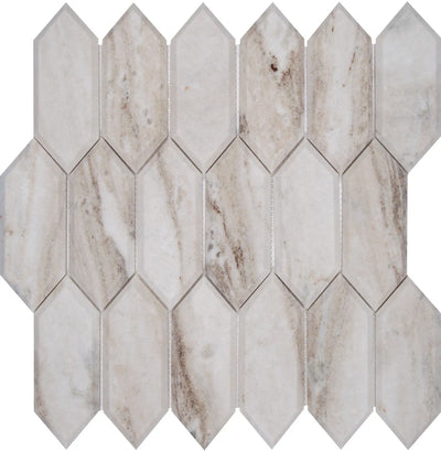 Aspire Stone Marble Buckingham 12" x 12" Marble Mosaic