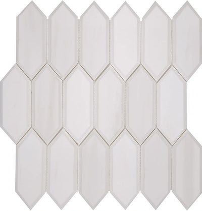 Aspire Stone Marble Buckingham 12" x 12" Marble Mosaic