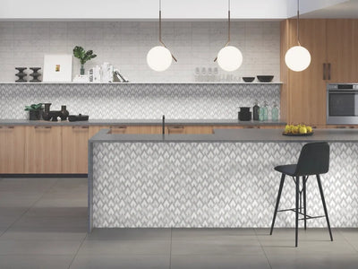 Aspire Stone Uptown Highland Park 12" x 12" Marble Mosaic