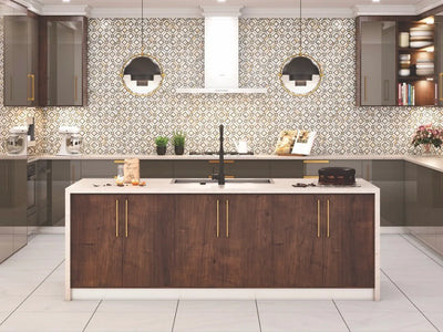 Aspire Stone Uptown Oak Lawn 12" x 12" Marble Mosaic