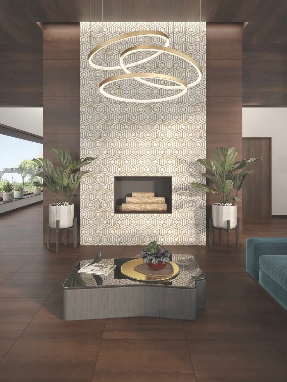 Aspire Stone Uptown Westlake 9" x 11" Marble Mosaic