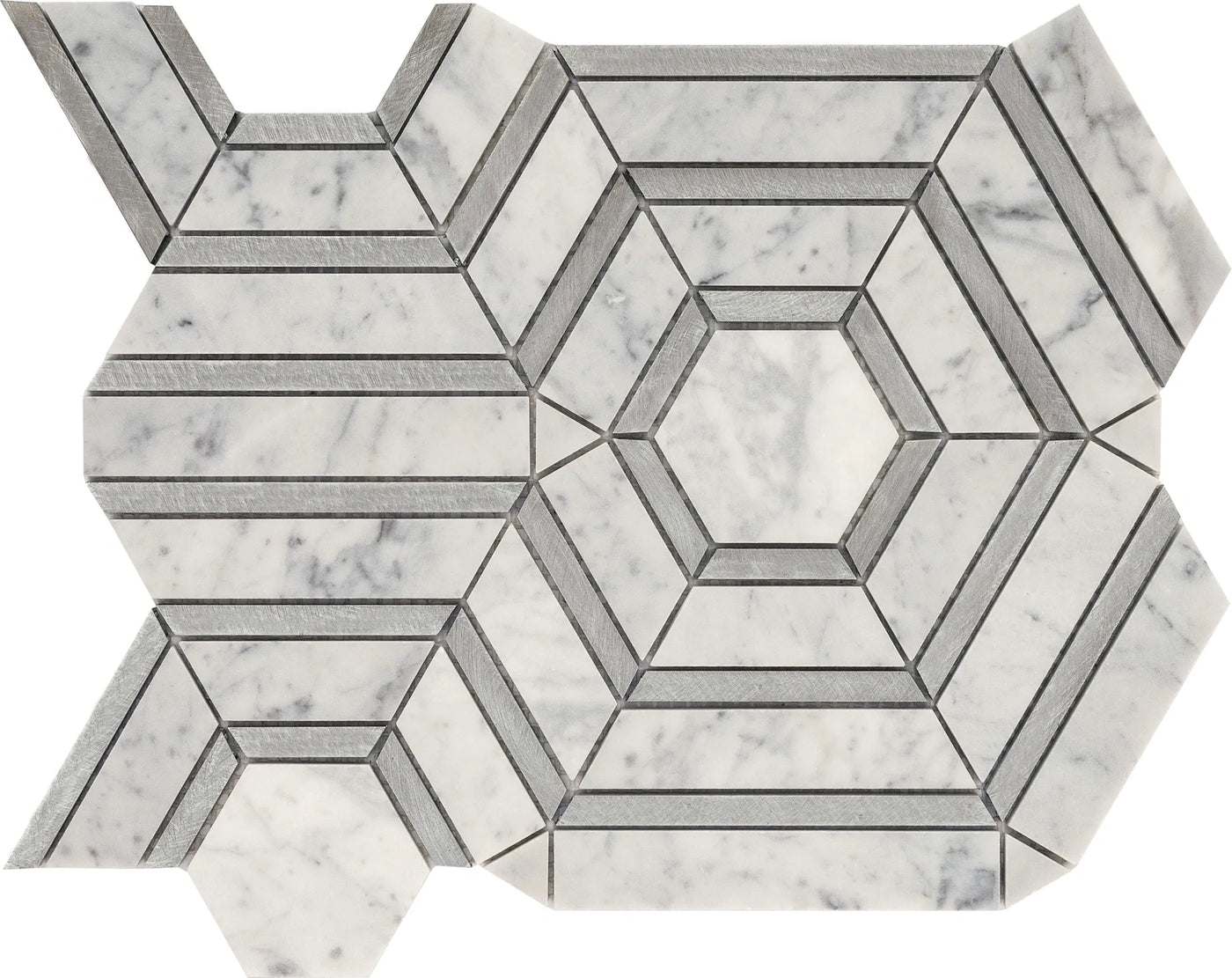 Aspire Stone Uptown Westlake 9" x 11" Marble Mosaic