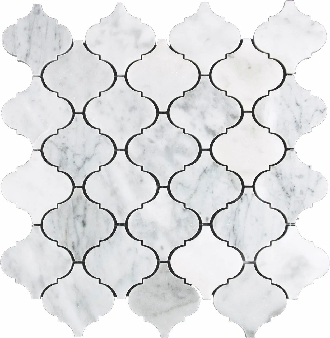 Aspire Stone Marble Lantern 12" x 12" Marble Mosaic