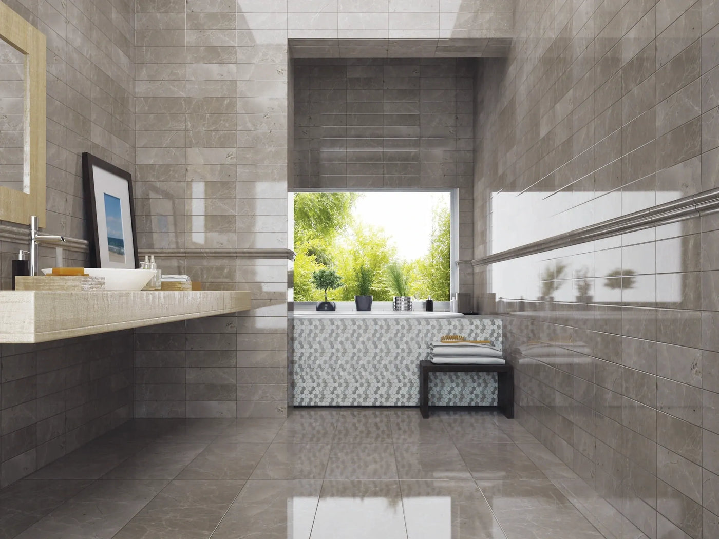 Aspire Stone Marble 12" x 24" Marble Tile