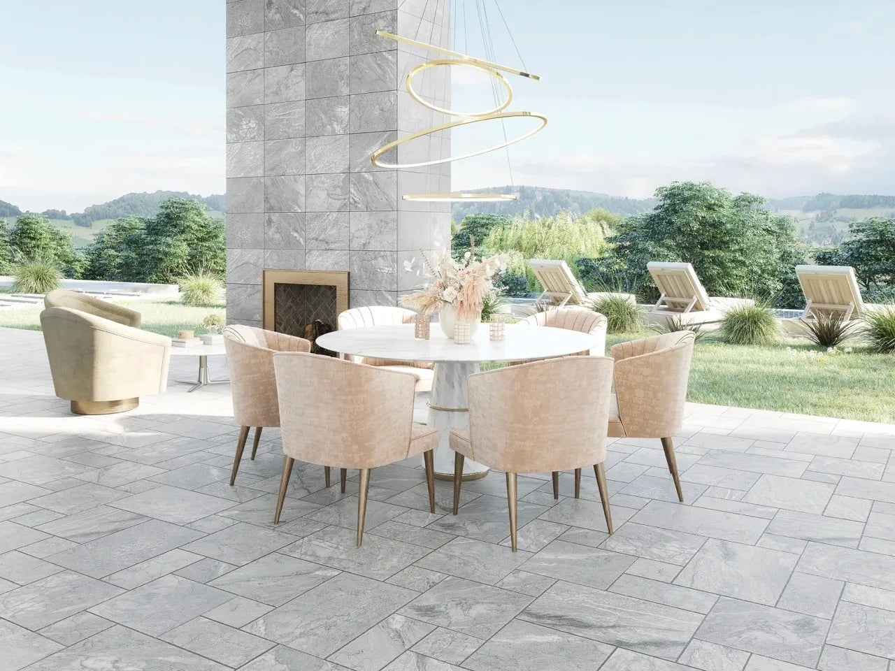 Aspire Stone Marble 16" x 24" Marble Tile