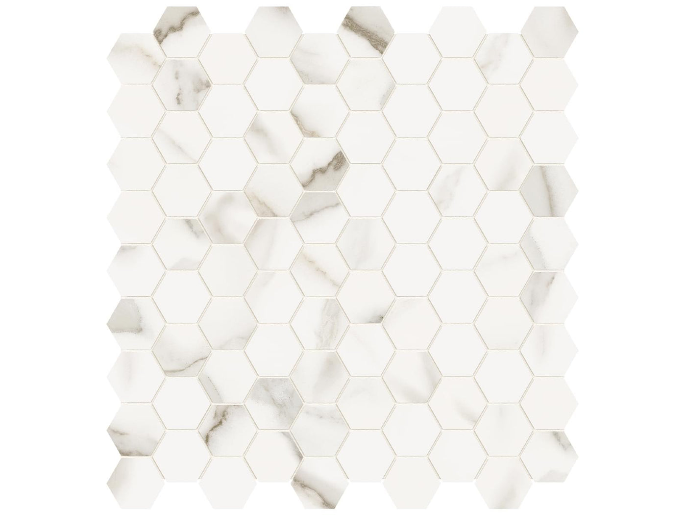 Anatolia Mayfair 1.25" Hexagon 11.57" x 12.05" Porcelain Mosaic