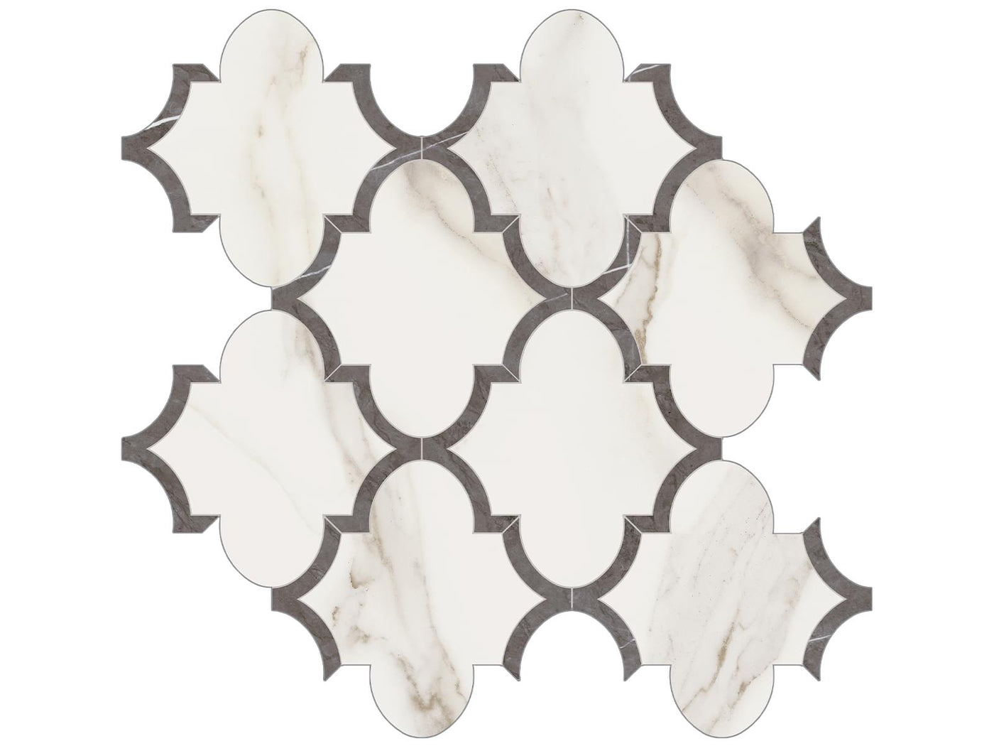 Anatolia Mayfair Arabesque 11.61" x 11.61" Porcelain Mosaic