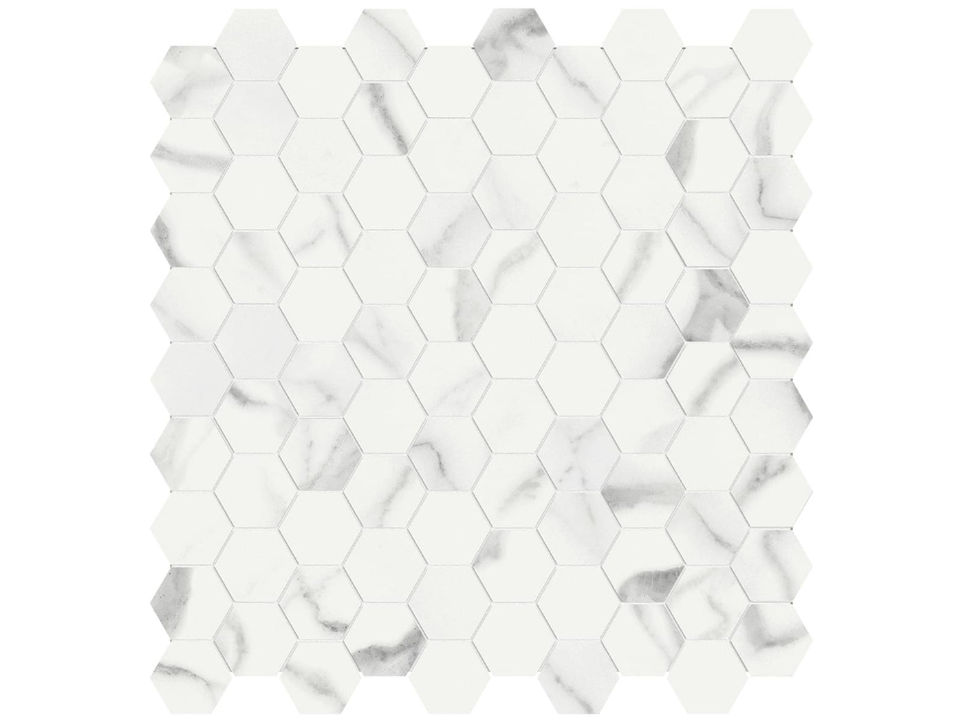 Anatolia Mayfair 1.25" Hexagon 11.57" x 12.05" Porcelain Mosaic