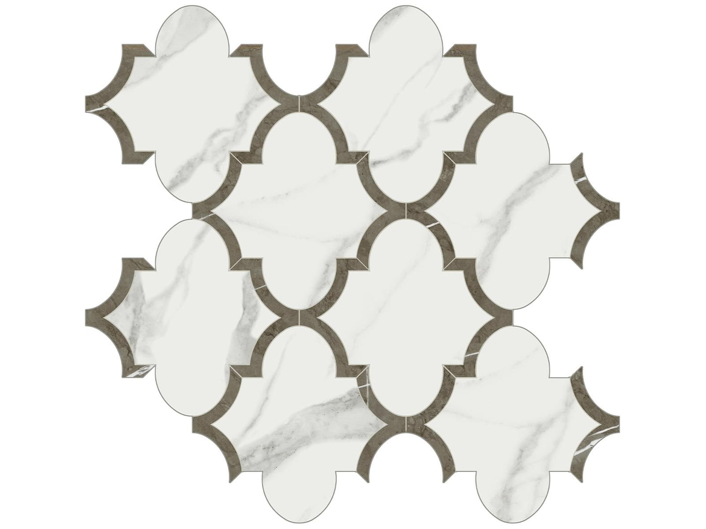 Anatolia Mayfair Arabesque 11.61" x 11.61" Porcelain Mosaic