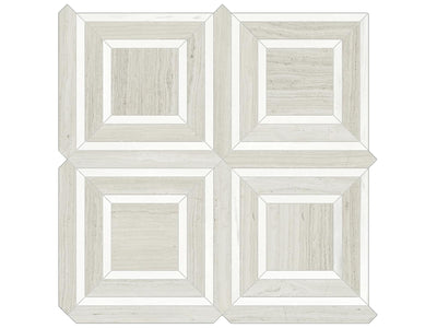 Anatolia Mayfair Piazza 11.75" x 11.75" Porcelain Mosaic