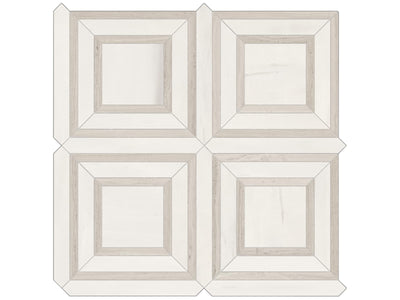 Anatolia Mayfair Piazza 11.75" x 11.75" Porcelain Mosaic