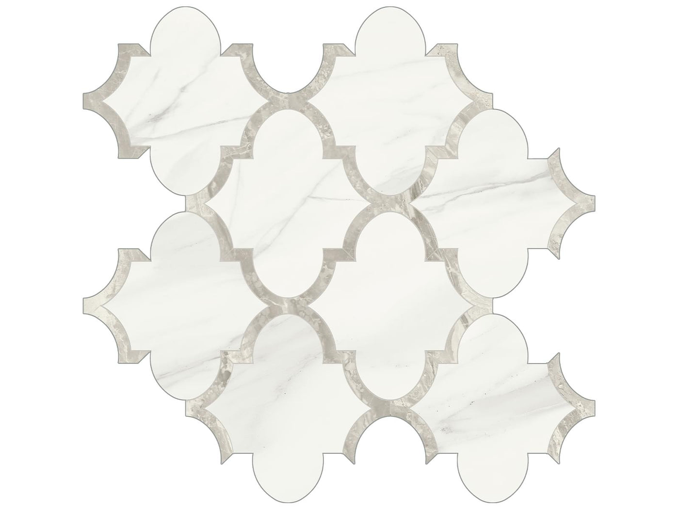 Anatolia Mayfair Arabesque 11.61" x 11.61" Porcelain Mosaic