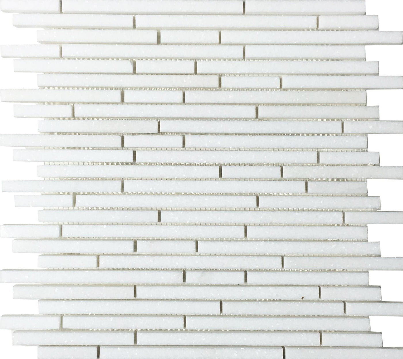 Tesoro Marble Pixie Linear 10.2" x 11.75" Marble Mosaic