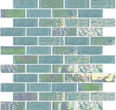 QDI Surfaces Nautical 1 x 3 12" x 12" Glass Mosaic