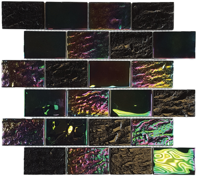 QDI Surfaces Nautical 2 x 3 12" x 12" Glass Mosaic
