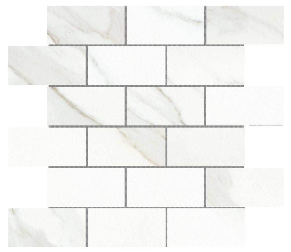 Emser Nobleza 2 x 4 Offset 12" x 12" Porcelain Mosaic